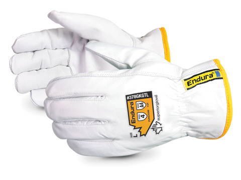 378GKGTL Superior Glove® Endura® Winter Goat-Grain Cut Resistant Driver Gloves w/ Kevlar®/Composite Filament Fiber
